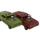 Figura Decorativa Home ESPRIT Rojo Verde Vintage 25,5 x 10 x 8,5 cm (2 Unidades)
