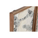 Cuadro Home ESPRIT Blanco Gris Abstracto Urbano 43 x 3 x 63 cm (2 Unidades)