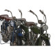 Figura Decorativa Home ESPRIT Azul Verde Moto Vintage 31 x 8 x 16 cm (2 Unidades)