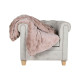 Blanket Home ESPRIT Light Pink 220 x 240 x 1 cm