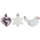 Bolas de Navidad Home ESPRIT Rosa PVC 25 x 6 x 25 cm