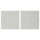 Decoración de Pared Home ESPRIT Blanco Madera MDF Moderno 80 x 6,5 x 80 cm