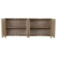 Aparador Home ESPRIT Natural Madera de mango 180 x 45 x 75 cm
