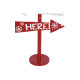 Lantern Home ESPRIT Red Metal 54,5 x 22 x 154 cm