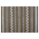 Alfombra Home ESPRIT Blanco Marrón Boho 75 x 175 x 1 cm