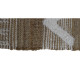 Alfombra Home ESPRIT Blanco Marrón Boho 75 x 175 x 1 cm