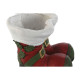 Macetero Home ESPRIT Blanco Rojo Verde Magnesio Papá Noel 30 x 35 x 30 cm Navidad