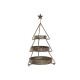Fruit Bowl Home ESPRIT Golden Metal 43 x 43 x 79 cm Christmas Tree