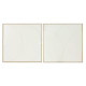 Cuadro Home ESPRIT Blanco Moderno Escandinavo 100 x 4 x 100 cm (2 Unidades)