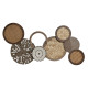 Decoración de Pared Home ESPRIT Natural Círculos 75 x 4,5 x 38 cm