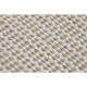 Alfombra Home ESPRIT Blanco Marrón Boho 75 x 175 cm