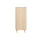 Chest of drawers Home ESPRIT Natural Rattan Paolownia wood 40 x 30 x 104 cm