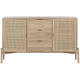 Aparador Home ESPRIT Ratán Abeto 136 x 38 x 80 cm