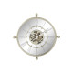 Wall Clock Home ESPRIT Champagne Iron Mirror 67 x 8 x 67 cm