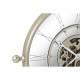Wall Clock Home ESPRIT Champagne Iron Mirror 67 x 8 x 67 cm