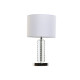 Desk lamp Home ESPRIT White Crystal 50 W 220 V 25 x 25 x 42 cm