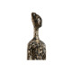 Figura Decorativa Home ESPRIT Negro Gris oscuro Moderno Personas 11,5 x 11,5 x 70 cm