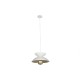 Ceiling Light Home ESPRIT White Golden Metal 50 W 36 x 36 x 22 cm