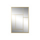 Espejo de pared Home ESPRIT Dorado 60 x 2 x 90 cm