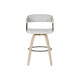Silla de Comedor Home ESPRIT Gris Poliéster Madera 51 x 55 x 91 cm