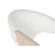 Silla de Comedor Home ESPRIT Blanco Poliéster Madera 55,5 x 67,5 x 80,5 cm