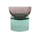 Jarrón Home ESPRIT Bicolor Cristal 15 x 15 x 32 cm