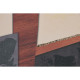 Cuadro Home ESPRIT Poliestireno Lienzo Abstracto Urbano 62,5 x 2,8 x 62,5 cm (2 Unidades)