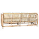 Sofa Home ESPRIT White Natural 192 x 72 x 75 cm