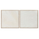 Cuadro Home ESPRIT Blanco Abstracto Escandinavo 80 x 4 x 80 cm (2 Unidades)