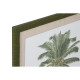 Painting Home ESPRIT Green Beige Palms Tropical 50 x 2,5 x 70 cm (4 Units)