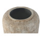 Vase Home ESPRIT White Brown Metal 23,5 x 23,5 x 30 cm