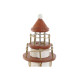 Figura Decorativa Home ESPRIT Azul Blanco Rojo 11 x 7,5 x 36,5 cm (2 Unidades)