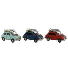 Decorative Figure Home ESPRIT Blue Red Multicolour Sky blue 11 x 5 x 5,5 cm (3 Units)