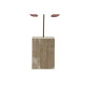 Figura Decorativa Home ESPRIT Azul Rojo Natural Cangrejo 17,5 x 6 x 29 cm (2 Unidades)