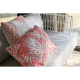 Cushion Home ESPRIT White Coral Mediterranean 60 x 10 x 35 cm