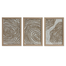Juego de 3 cuadros Home ESPRIT Moderno 20 x 2 x 30 cm (3 Piezas)