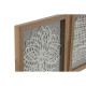 Set of 4 pictures Home ESPRIT Modern 22 x 2 x 22 cm (4 Pieces)