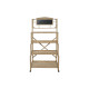 Shelves Home ESPRIT Black Board Fir wood 98 x 68 x 192 cm