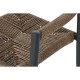 Chair Home ESPRIT Brown Black Aluminium Rattan 56 x 60 x 78 cm