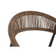 Chair Home ESPRIT Brown Black Aluminium Rattan 56 x 60 x 78 cm