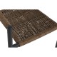 Chair Home ESPRIT Brown Black Aluminium Rattan 56 x 60 x 78 cm