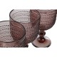 Set of cups Home ESPRIT Pink Crystal 325 ml (6 Units)