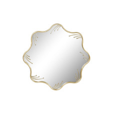 Wall mirror Home ESPRIT Golden 73 x 2 x 73 cm