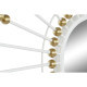 Wall mirror Home ESPRIT White Golden 80 x 2,5 x 80 cm