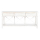 Consola Home ESPRIT Blanco Marrón Negro Metal Abeto 181 x 45 x 86 cm