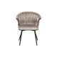 Silla DKD Home Decor Negro Beige 60 x 66 x 84 cm 66 x 60 x 84 cm
