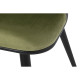 Chair DKD Home Decor Black Green Velvet Metal 66 x 60 x 84 cm