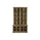 Vitrina DKD Home Decor Cristal Abeto 128 x 33 x 210 cm
