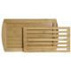 Tabla de cortar DKD Home Decor Natural Bambú 36 x 21 x 2 cm