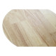 Set of 2 tables DKD Home Decor White Natural Rubber wood 50 x 50 x 49,5 cm